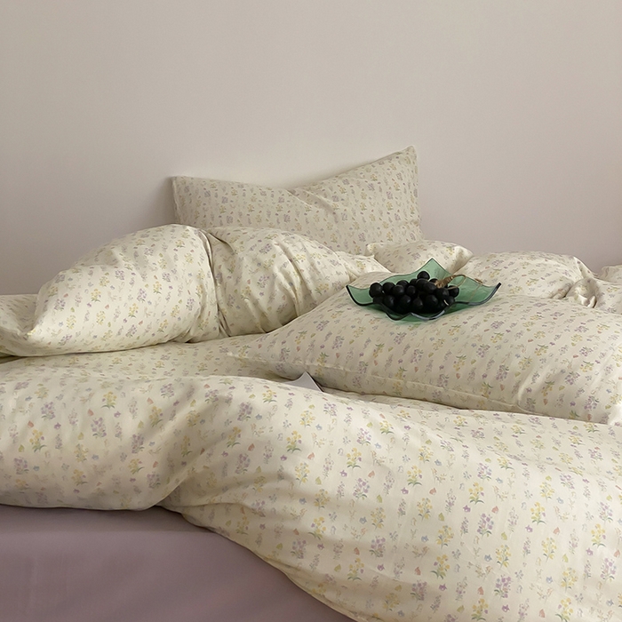 91家纺网 家纺一手货源 找家纺 时光里 2025新款A类全棉双层纱韩式风系列第三波 小确幸