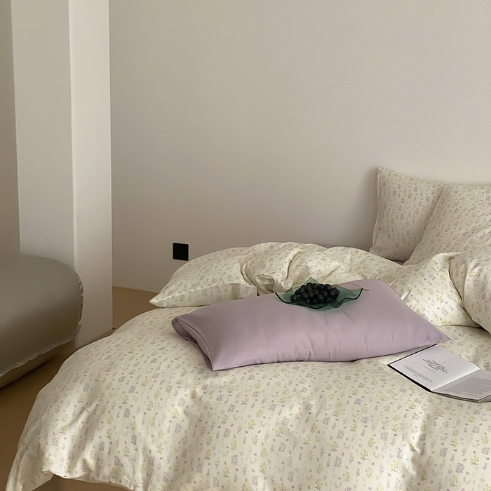 91家纺网 家纺一手货源 找家纺 时光里 2025新款A类全棉双层纱韩式风系列第三波 小确幸