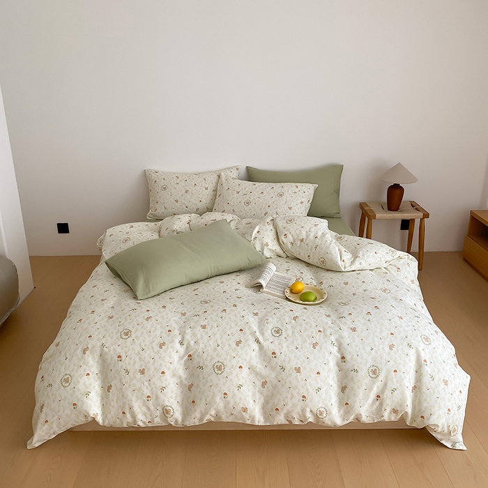 时光里 2025新款A类全棉双层纱韩式风系列第三波 漫野