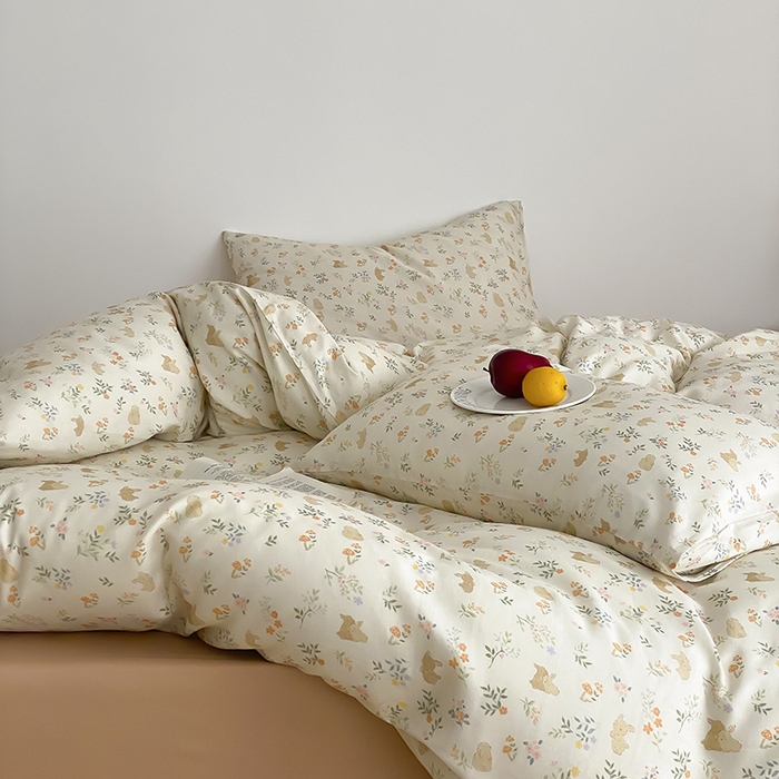 91家纺网 家纺一手货源 找家纺 时光里 2025新款A类全棉双层纱韩式风系列第三波 童话梦