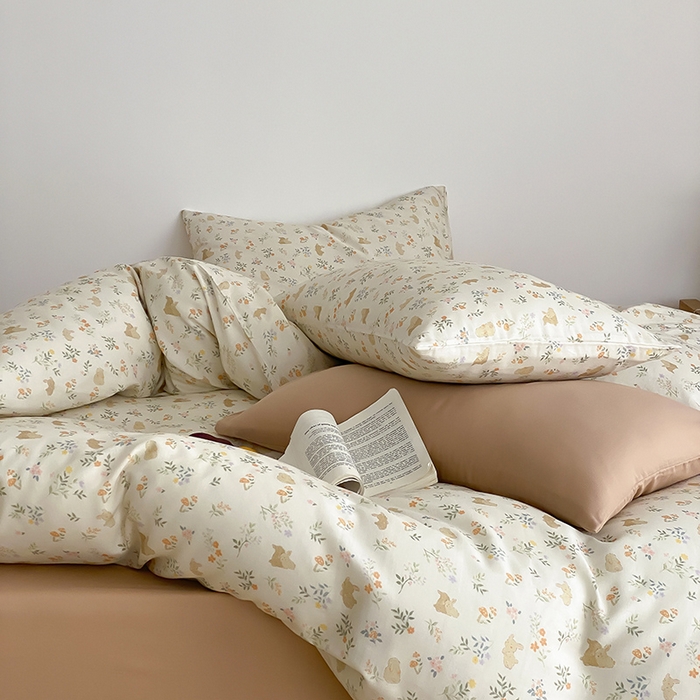 91家纺网 家纺一手货源 找家纺 时光里 2025新款A类全棉双层纱韩式风系列第三波 童话梦