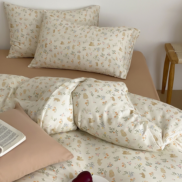 91家纺网 家纺一手货源 找家纺 时光里 2025新款A类全棉双层纱韩式风系列第三波 童话梦