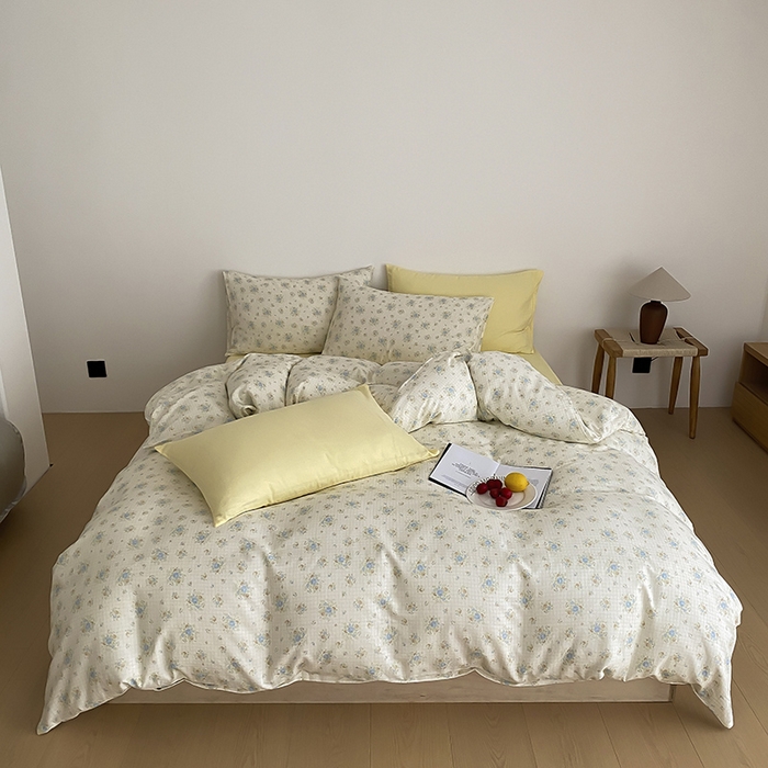 时光里 2025新款A类全棉双层纱韩式风系列第三波 花屿