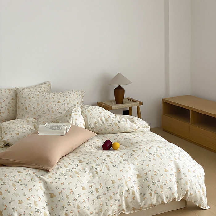 91家纺网 家纺一手货源 找家纺 时光里 2025新款A类全棉双层纱韩式风系列第三波 童话梦