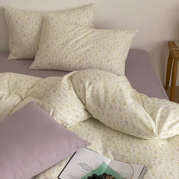 91家纺网 家纺一手货源 找家纺 时光里 2025新款A类全棉双层纱韩式风系列第三波 小确幸