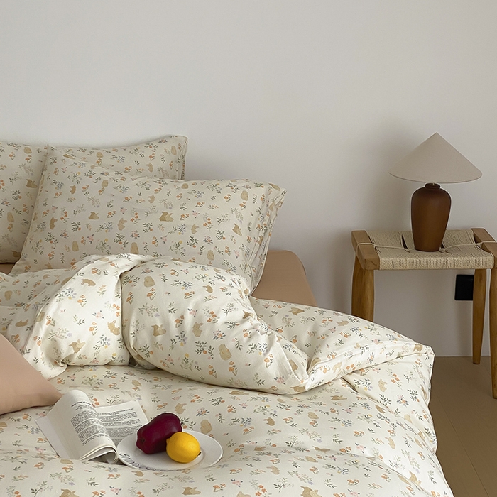 91家纺网 家纺一手货源 找家纺 时光里 2025新款A类全棉双层纱韩式风系列第三波 童话梦