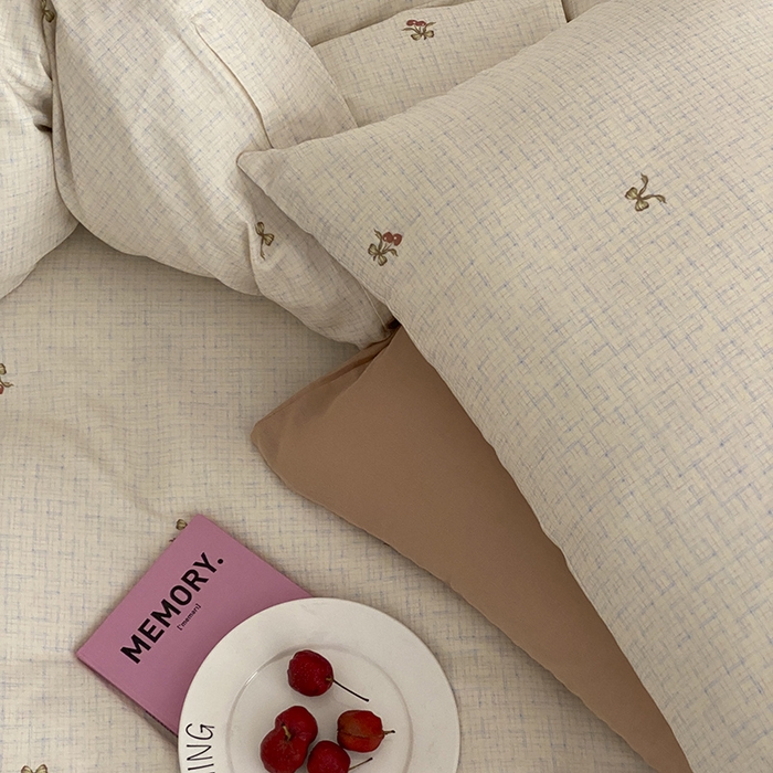 91家纺网 家纺一手货源 找家纺 时光里 2025新款A类全棉双层纱韩式风系列第三波 云蔓-白