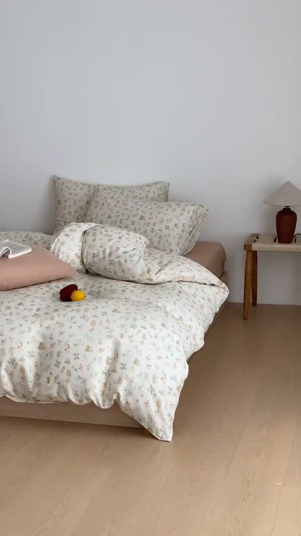 91家纺网 家纺一手货源 找家纺 时光里 2025新款A类全棉双层纱韩式风系列第三波 童话梦