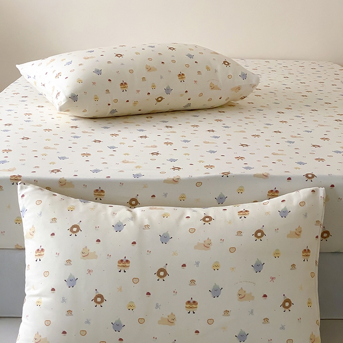 时光里 2025新款双层纱系列卡通风枕套 如甜初梦