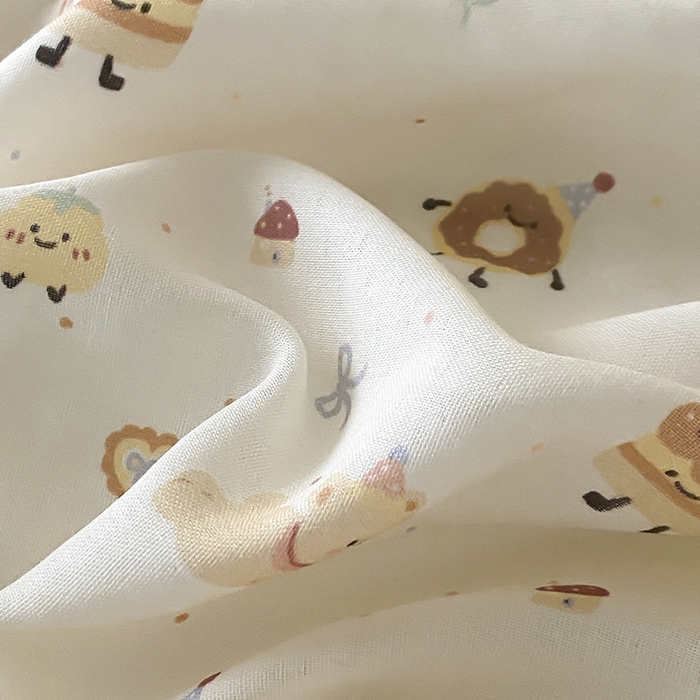 91家纺网 家纺一手货源 找家纺 时光里 2025新款双层纱系列卡通风枕套 如甜初梦