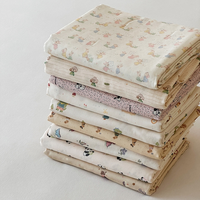 91家纺网 家纺一手货源 找家纺 时光里 2025新款双层纱系列卡通风床单 卡通风集合图