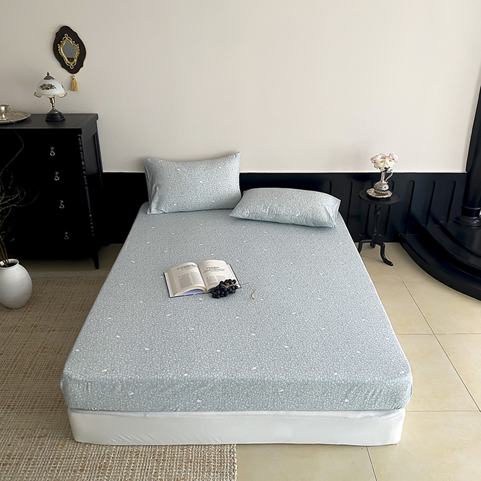 91家纺网 家纺一手货源 找家纺 （总）时光里 2025新款双层纱系列ins风床笠