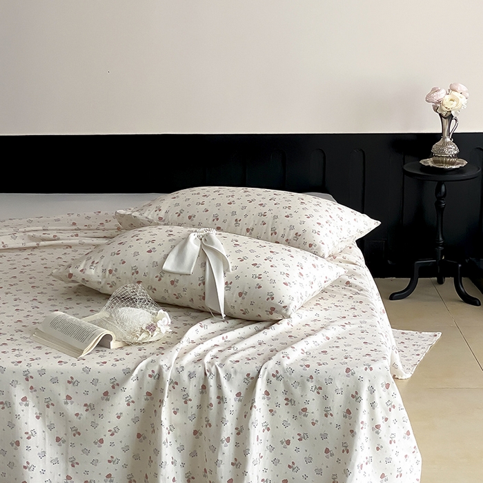 91家纺网 家纺一手货源 找家纺 （总）时光里 2025新款双层纱系列ins风枕套