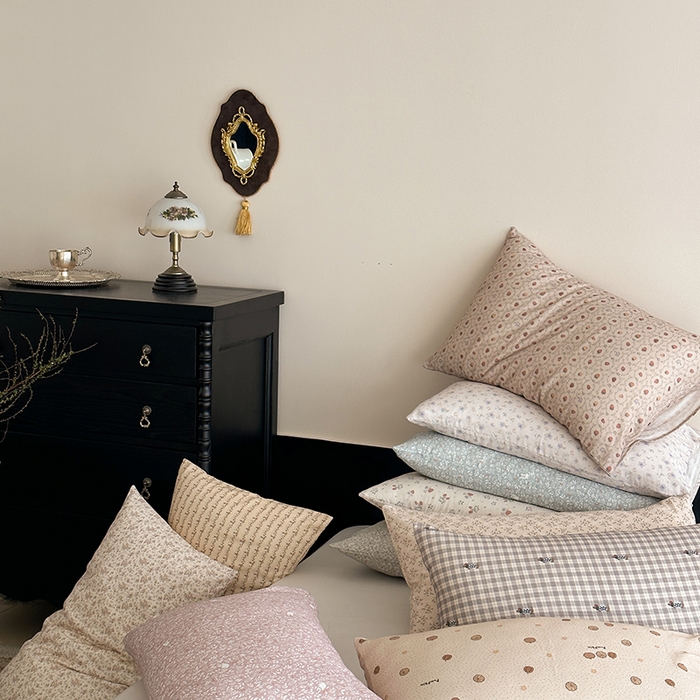 91家纺网 家纺一手货源 找家纺 时光里 2025新款双层纱系列ins风枕套 集合图