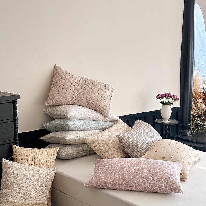 91家纺网 家纺一手货源 找家纺 时光里 2025新款双层纱系列ins风枕套 集合图