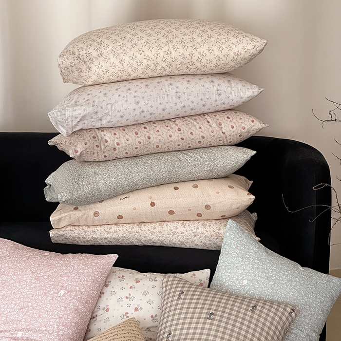 91家纺网 家纺一手货源 找家纺 时光里 2025新款双层纱系列ins风枕套 集合图