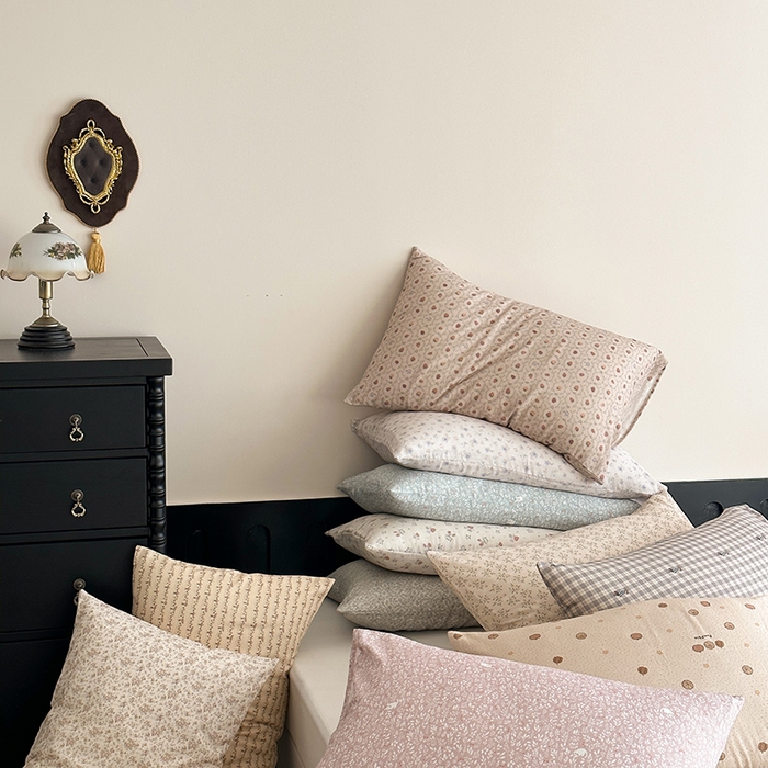 91家纺网 家纺一手货源 找家纺 时光里 2025新款双层纱系列ins风枕套 集合图