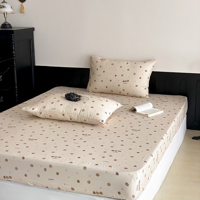 91家纺网 家纺一手货源 找家纺 时光里 2025新款双层纱系列ins风枕套 南瓜小贝