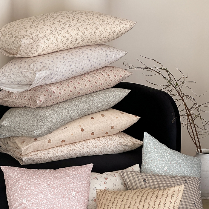 91家纺网 家纺一手货源 找家纺 时光里 2025新款双层纱系列ins风枕套 集合图