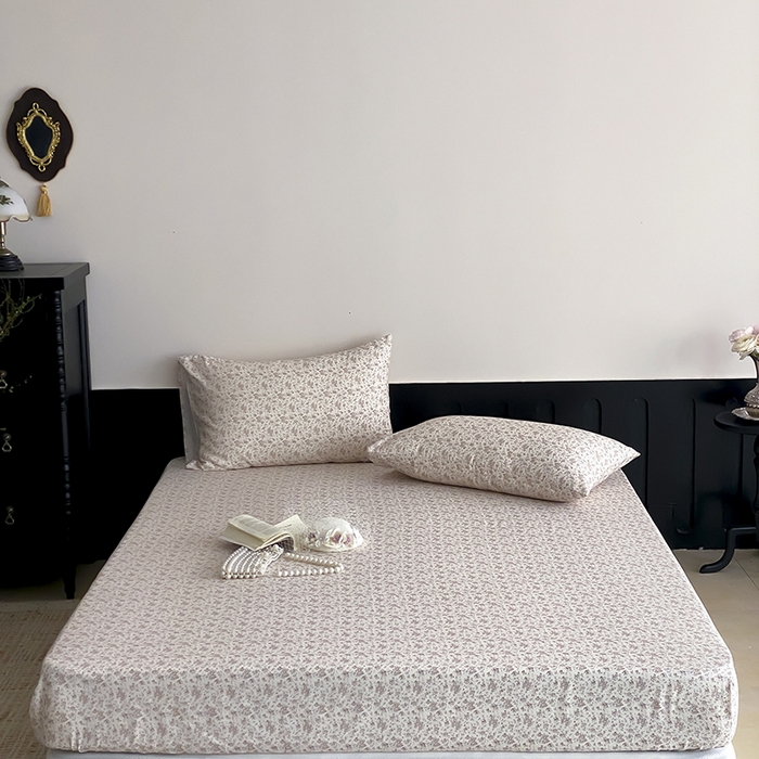 91家纺网 家纺一手货源 找家纺 时光里 2025新款双层纱系列ins风枕套 芊夏-黄