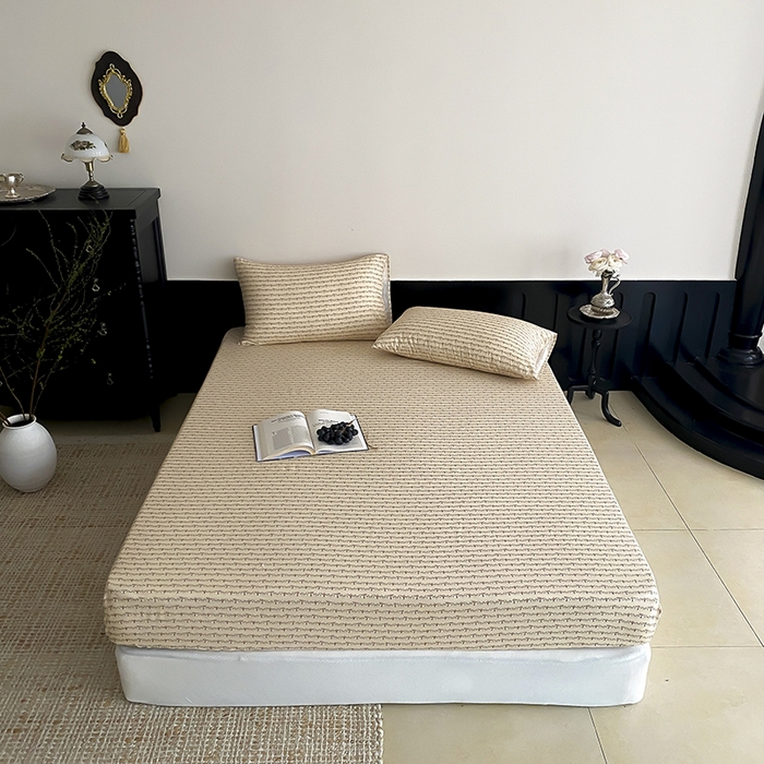 91家纺网 家纺一手货源 找家纺 时光里 2025新款双层纱系列ins风枕套 林间