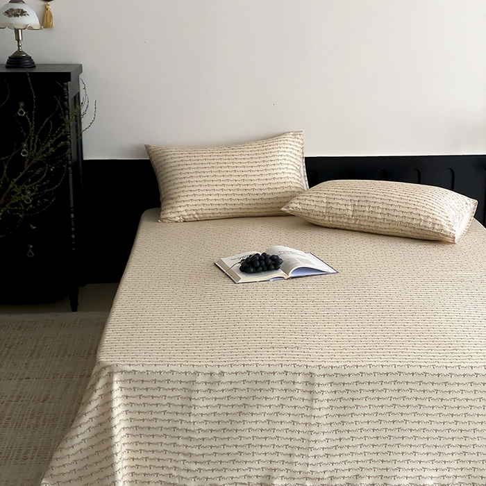 91家纺网 家纺一手货源 找家纺 时光里 2025新款双层纱系列ins风枕套 林间