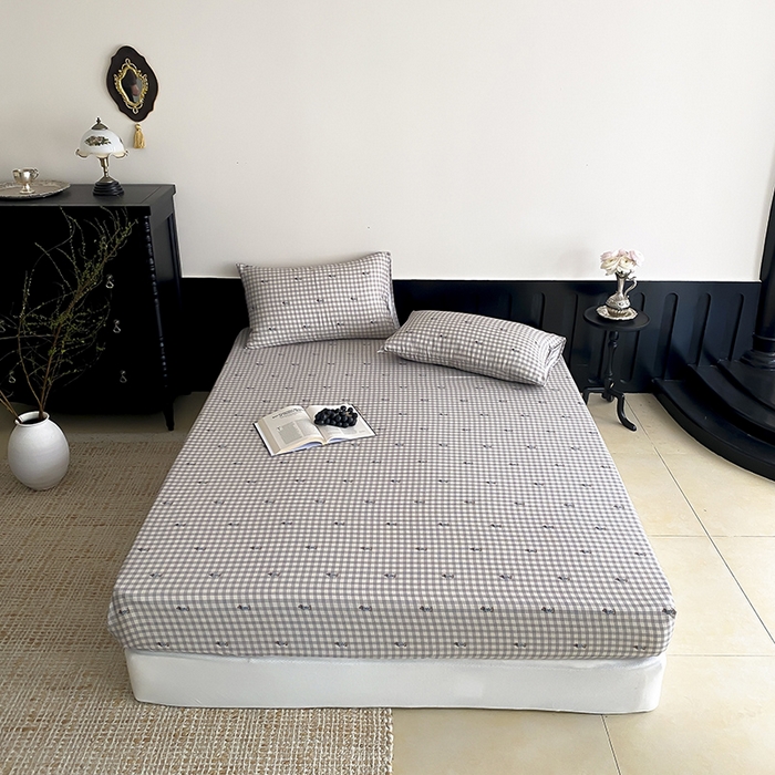 91家纺网 家纺一手货源 找家纺 时光里 2025新款双层纱系列ins风枕套 腊肠先生