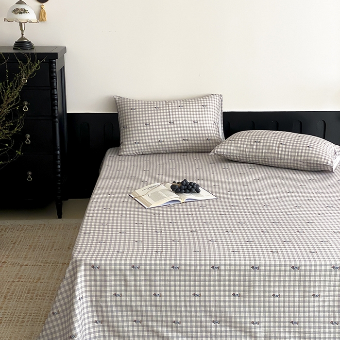 91家纺网 家纺一手货源 找家纺 时光里 2025新款双层纱系列ins风枕套 腊肠先生