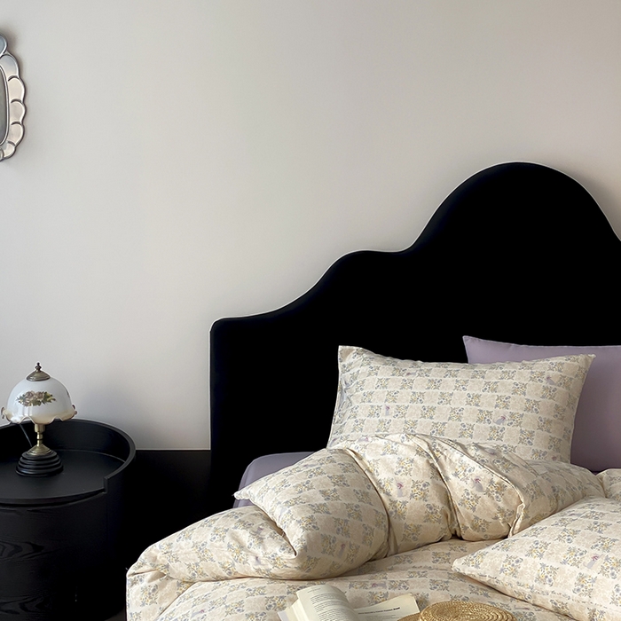 91家纺网 家纺一手货源 找家纺 （总）时光里 2025新款A类全棉双层纱复古花卉色单品与套件