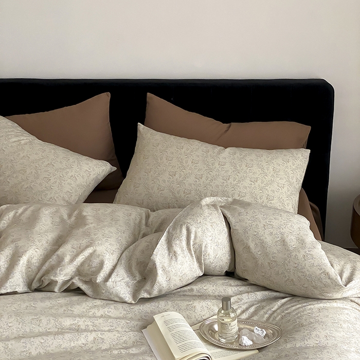 91家纺网 家纺一手货源 找家纺 时光里 2025新款双层纱复古风色系列单品与套件 芙伊-绿