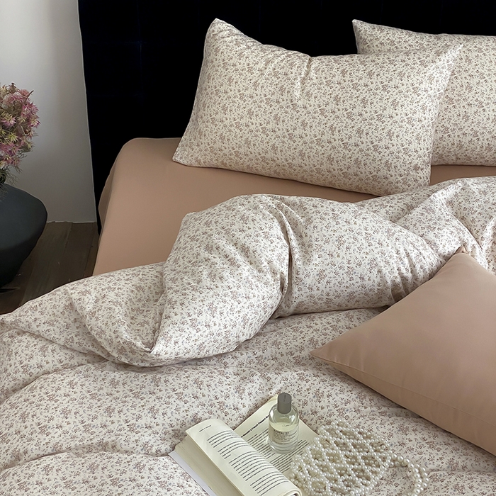 91家纺网 家纺一手货源 找家纺 时光里 2025新款双层纱复古风色系列单品与套件 芊夏-黄