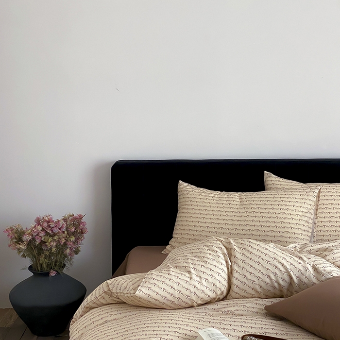 91家纺网 家纺一手货源 找家纺 时光里 2025新款双层纱复古风色系列单品与套件 林间