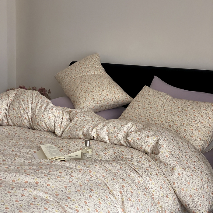 91家纺网 家纺一手货源 找家纺 时光里 2025新款双层纱复古风色系列单品与套件 秋韵