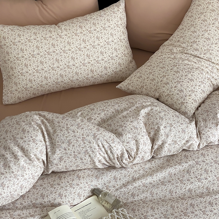 91家纺网 家纺一手货源 找家纺 时光里 2025新款双层纱复古风色系列单品与套件 芊夏-黄