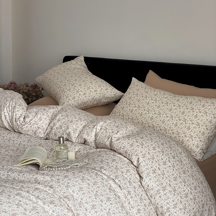 91家纺网 家纺一手货源 找家纺 时光里 2025新款双层纱复古风色系列单品与套件 芊夏-黄