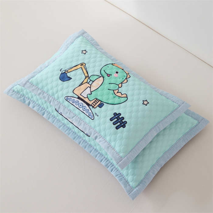 91家纺网 家纺一手货源 找家纺 织布人2025新款荞麦枕夏季卡通凉豆豆枕1-12岁儿童学生枕头幼儿园午睡枕 卡通凉豆豆-恐龙【学生款茶香枕】