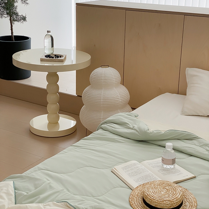 91家纺网 家纺一手货源 找家纺 时年家纺 2025新款升级版180克高定即刻凉感夏被 抹茶绿