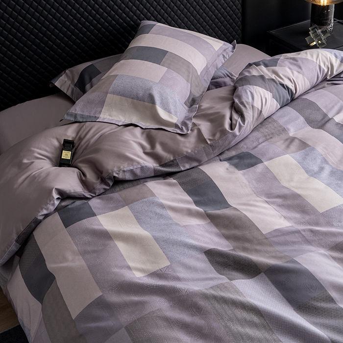 91家纺网 家纺一手货源 找家纺 皇寝世家家居 2025新款60S新疆长绒棉数码印花全棉床上四件套纯棉床品套件 波利