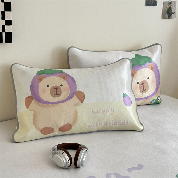 91家纺网 家纺一手货源 找家纺 美乐迪家纺 2025新款异形冰藤席 卡皮巴拉