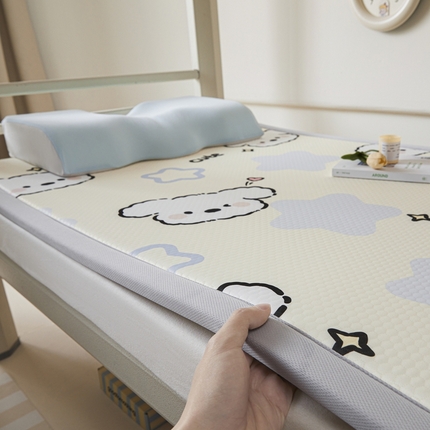 川悦生活 2025新款数码印花冰豆豆凉席床垫-学生床 星啵仔仔