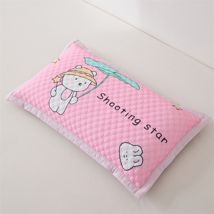 91家纺网 家纺一手货源 找家纺 织布人2025新款荞麦枕夏季卡通凉豆豆枕1-12岁儿童学生枕头幼儿园午睡枕 卡通凉豆豆-小兔【学生款茶香枕】   30*50cm