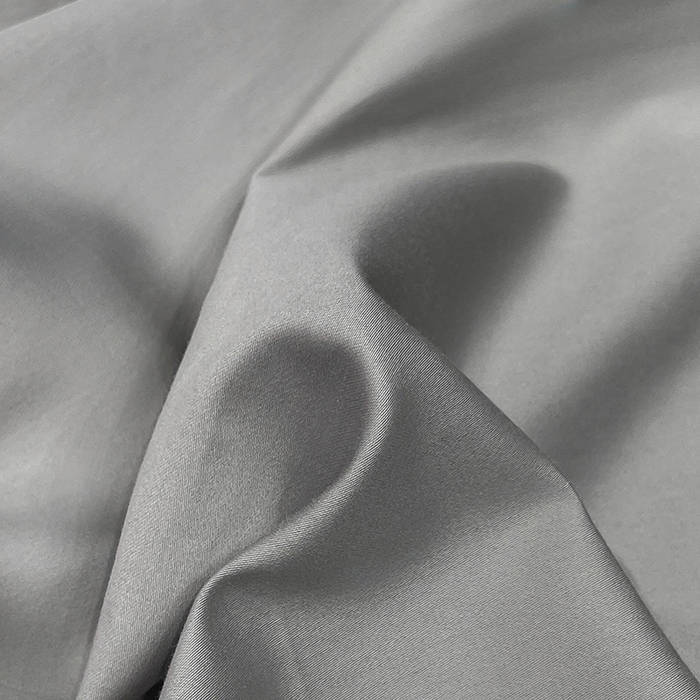 91家纺网 家纺一手货源 找家纺 皇寝世家家居 2025新款全棉纯棉A类100s长绒棉四件套刺绣绣花纯色贡缎床单款-诗雅 诗雅-星空灰