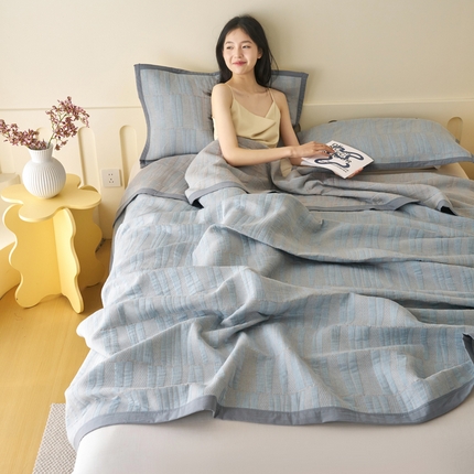 （总）棠薇家纺  2025新款北欧风盖毯毛巾被