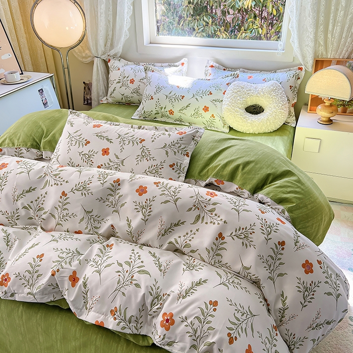 91家纺网 家纺一手货源 找家纺 曼璐家纺 2025新款芦荟棉单品被套