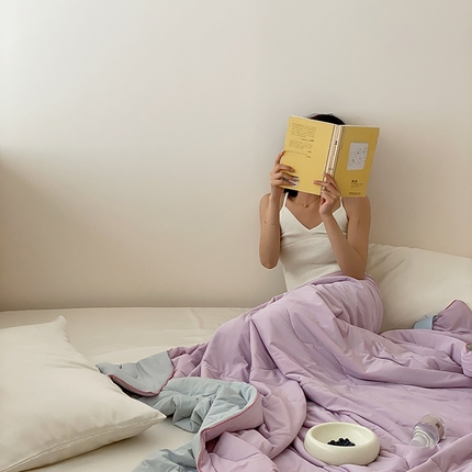 91家纺网 家纺一手货源 找家纺 （总）时年家纺 2025新款升级版180克高定即刻凉感夏被