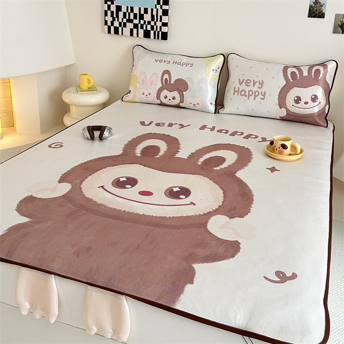 91家纺网 家纺一手货源 找家纺 美乐迪家纺 2025新款异形冰藤席 布布