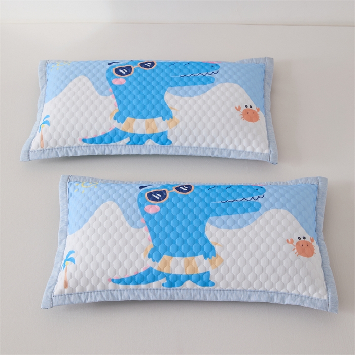 91家纺网 家纺一手货源 找家纺 织布人2025新款荞麦枕夏季卡通凉豆豆枕1-12岁儿童学生枕头幼儿园午睡枕  卡通凉豆豆-鳄鱼【学生款茶香枕】 