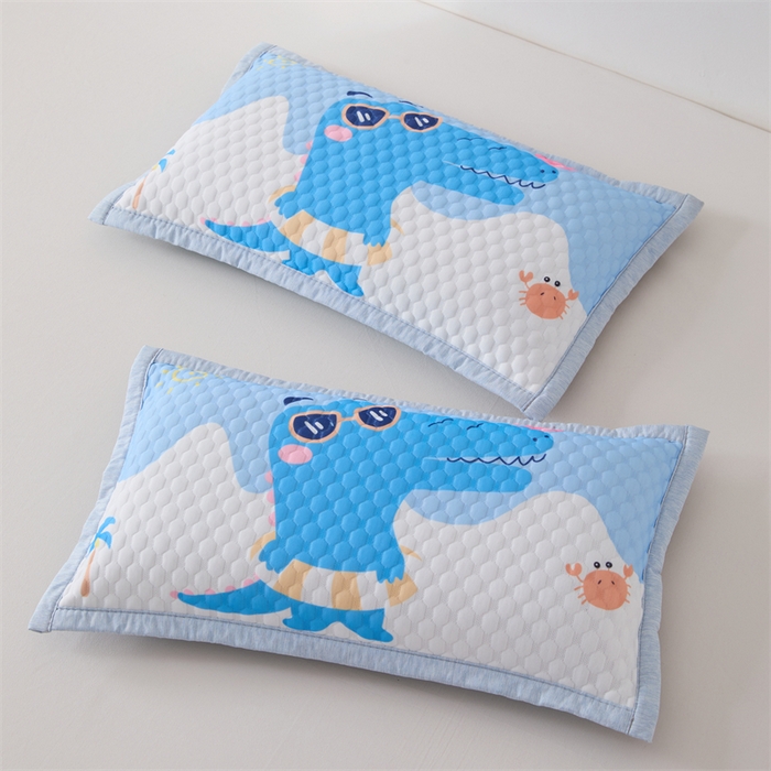 91家纺网 家纺一手货源 找家纺 织布人2025新款荞麦枕夏季卡通凉豆豆枕1-12岁儿童学生枕头幼儿园午睡枕  卡通凉豆豆-鳄鱼【学生款茶香枕】 