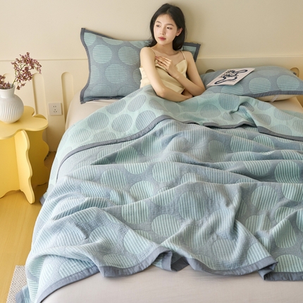 91家纺网 家纺一手货源 找家纺 （总）棠薇家纺  2025新款北欧风盖毯毛巾被