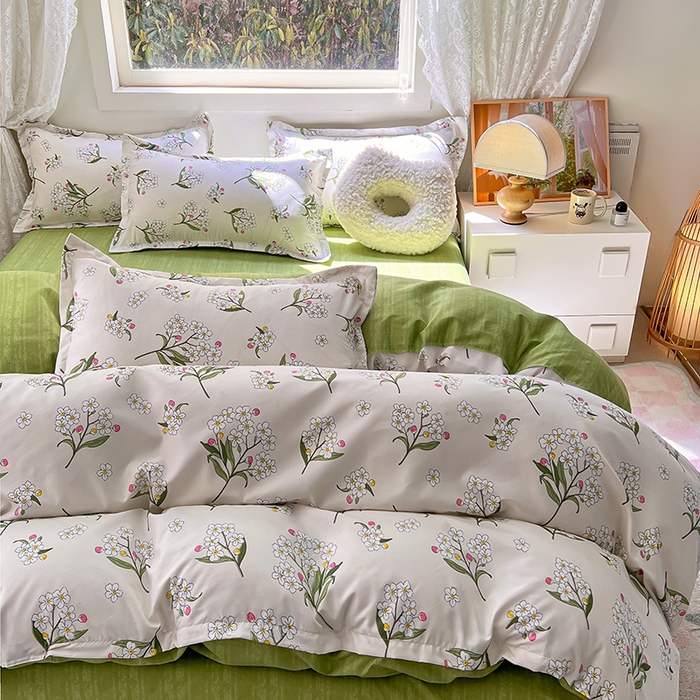 91家纺网 家纺一手货源 找家纺 曼璐家纺 2025新款芦荟棉单品被套